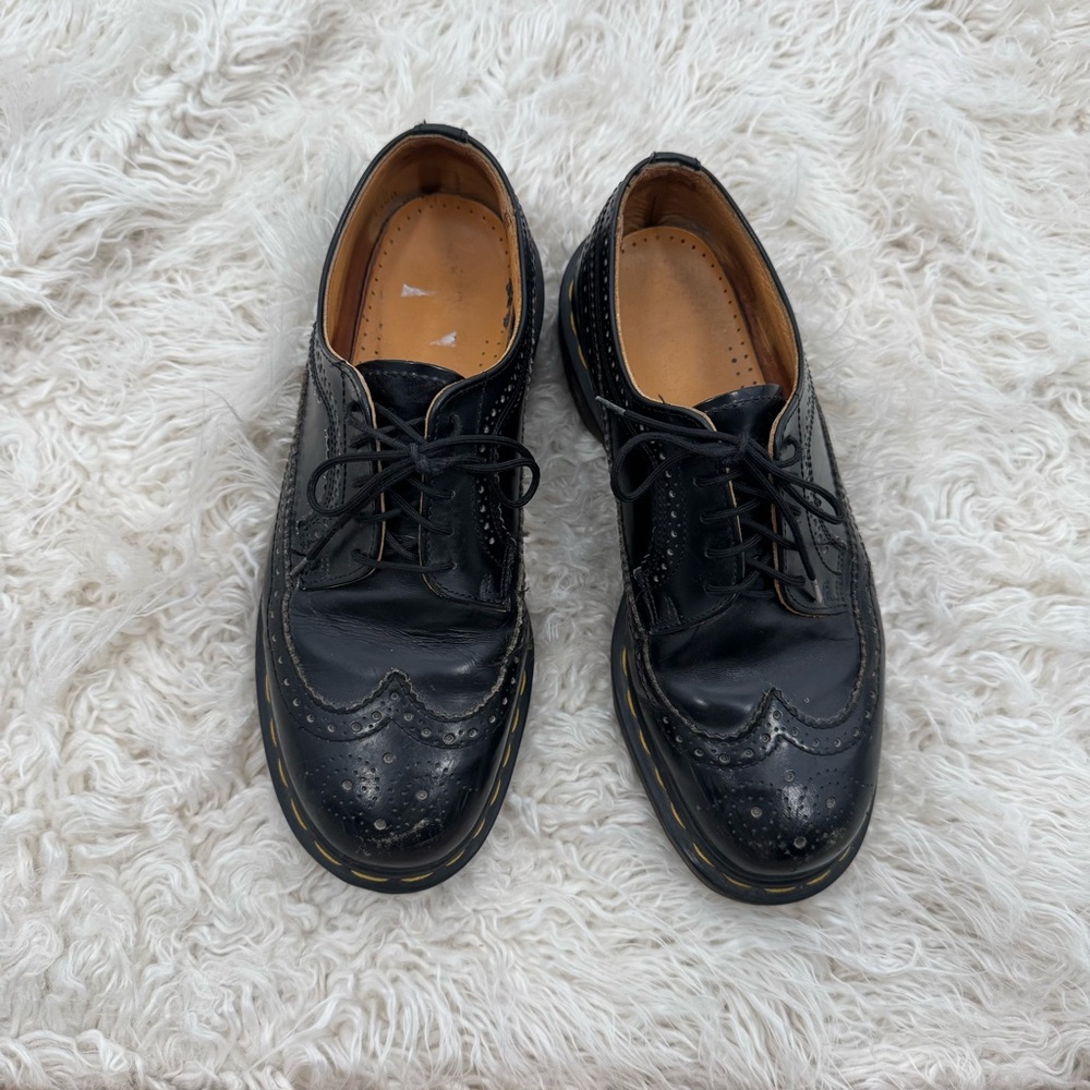 VTG. Doc Marten’s Black Leather Made in England Oxford Shoes Size 8M
